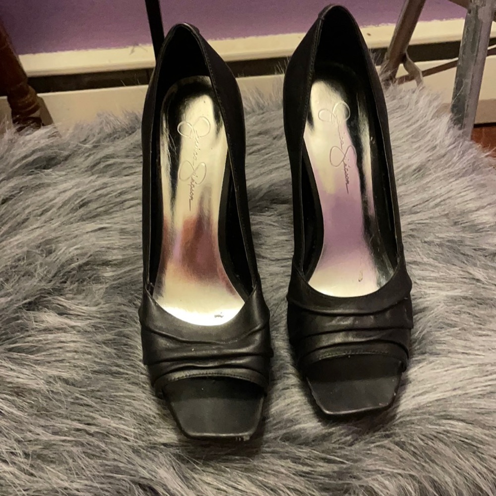 Jessica Simpson open toe heels 9 used